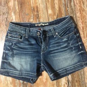 BKE Denim Stretch Shorts- “Kate”